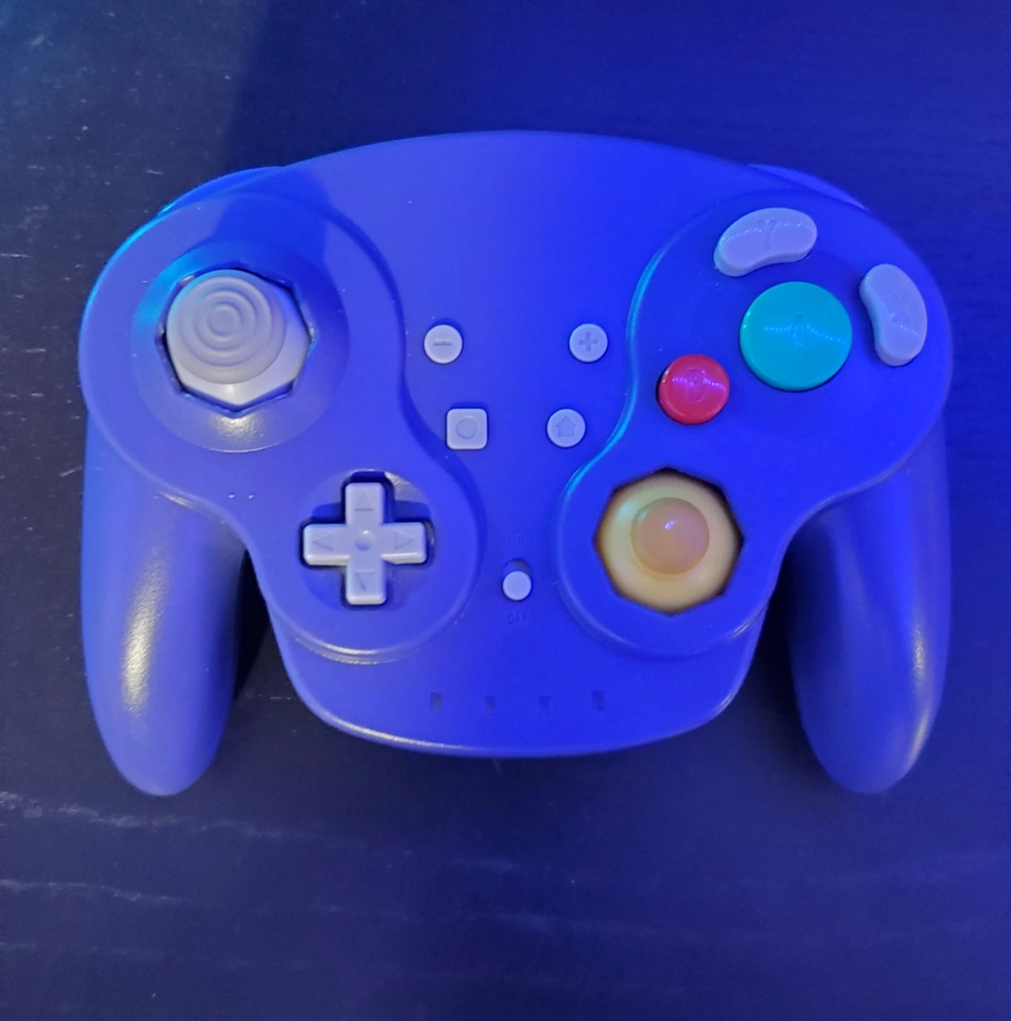 Purple Wireless GameCube Controller with Receiver - photo 2