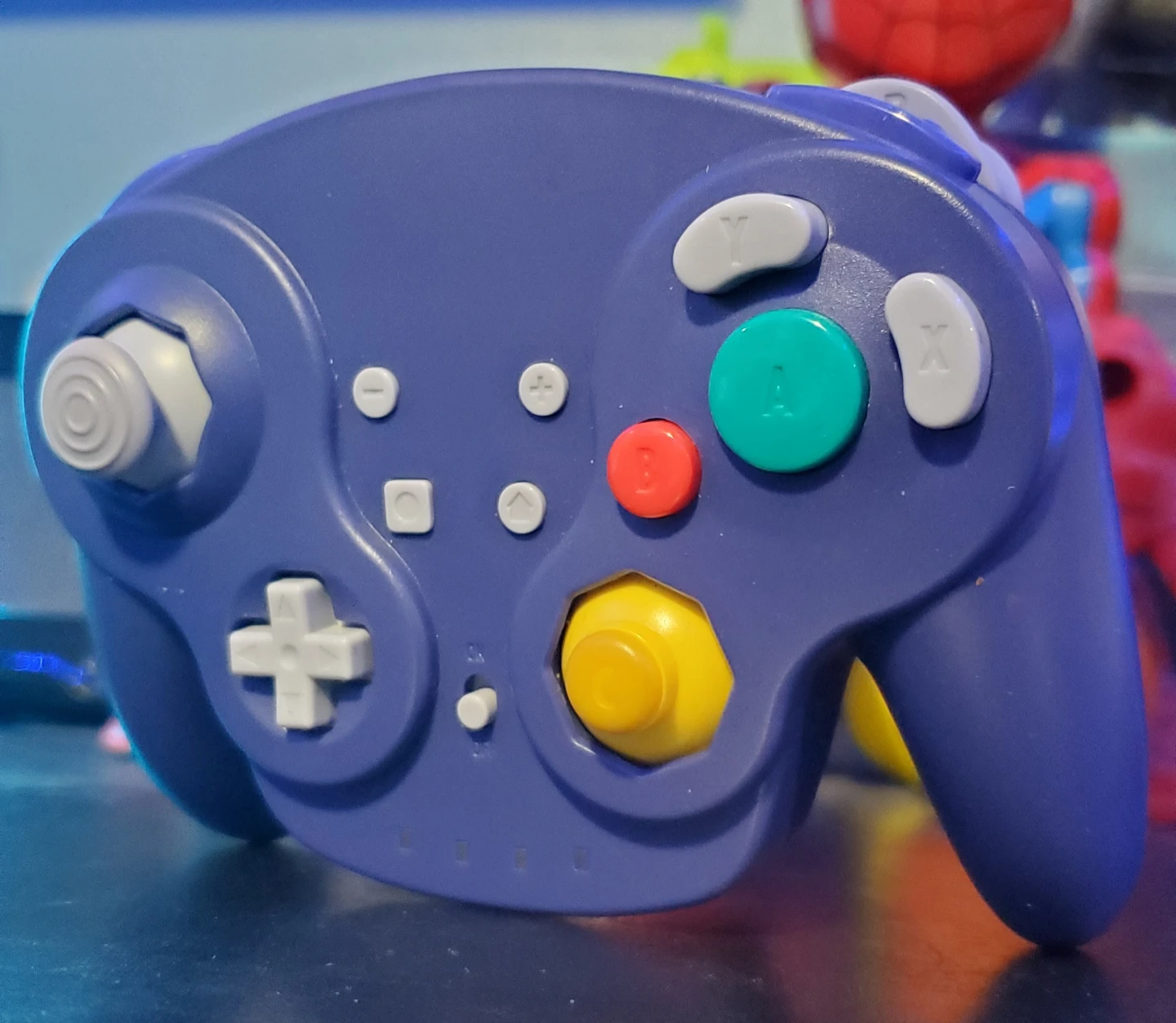 Purple Wireless GameCube Controller with Receiver - photo 3
