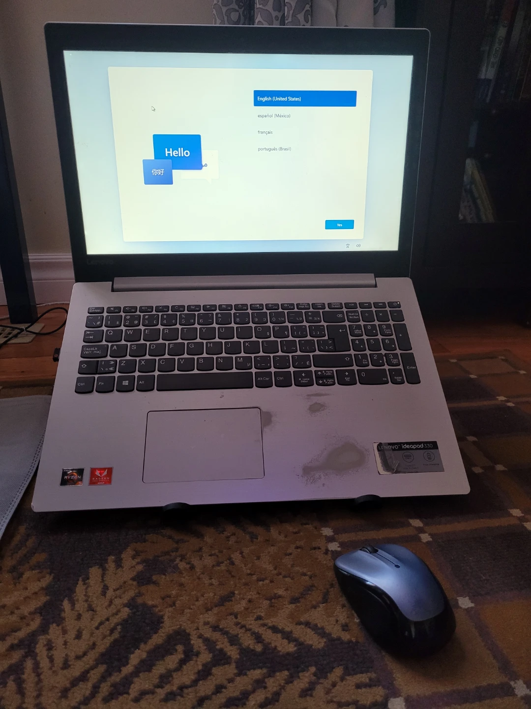Lenovo ideapad 330 Laptop with Wireless Mouse and Stand - photo 3