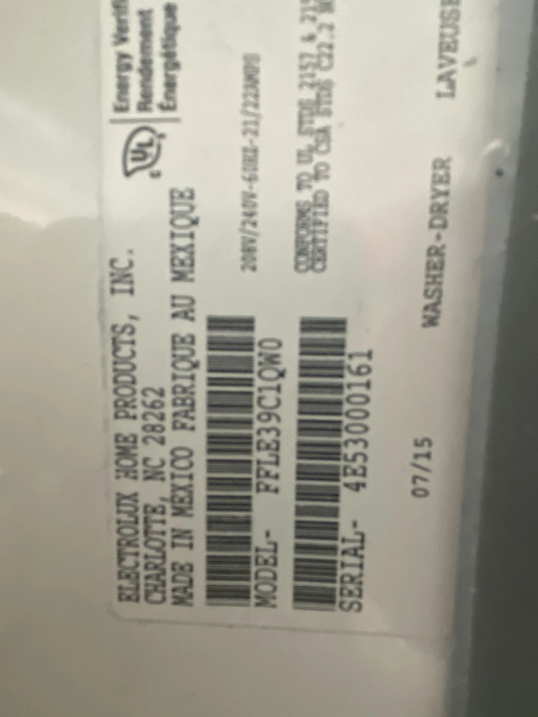 FREE DELIVERY!! Perfect Frigidaire stackable washer & dryer $750 - photo 4