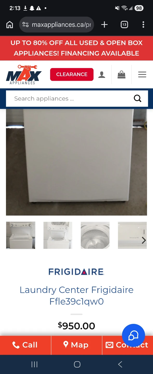 FREE DELIVERY!! Perfect Frigidaire stackable washer & dryer $750 - photo 5