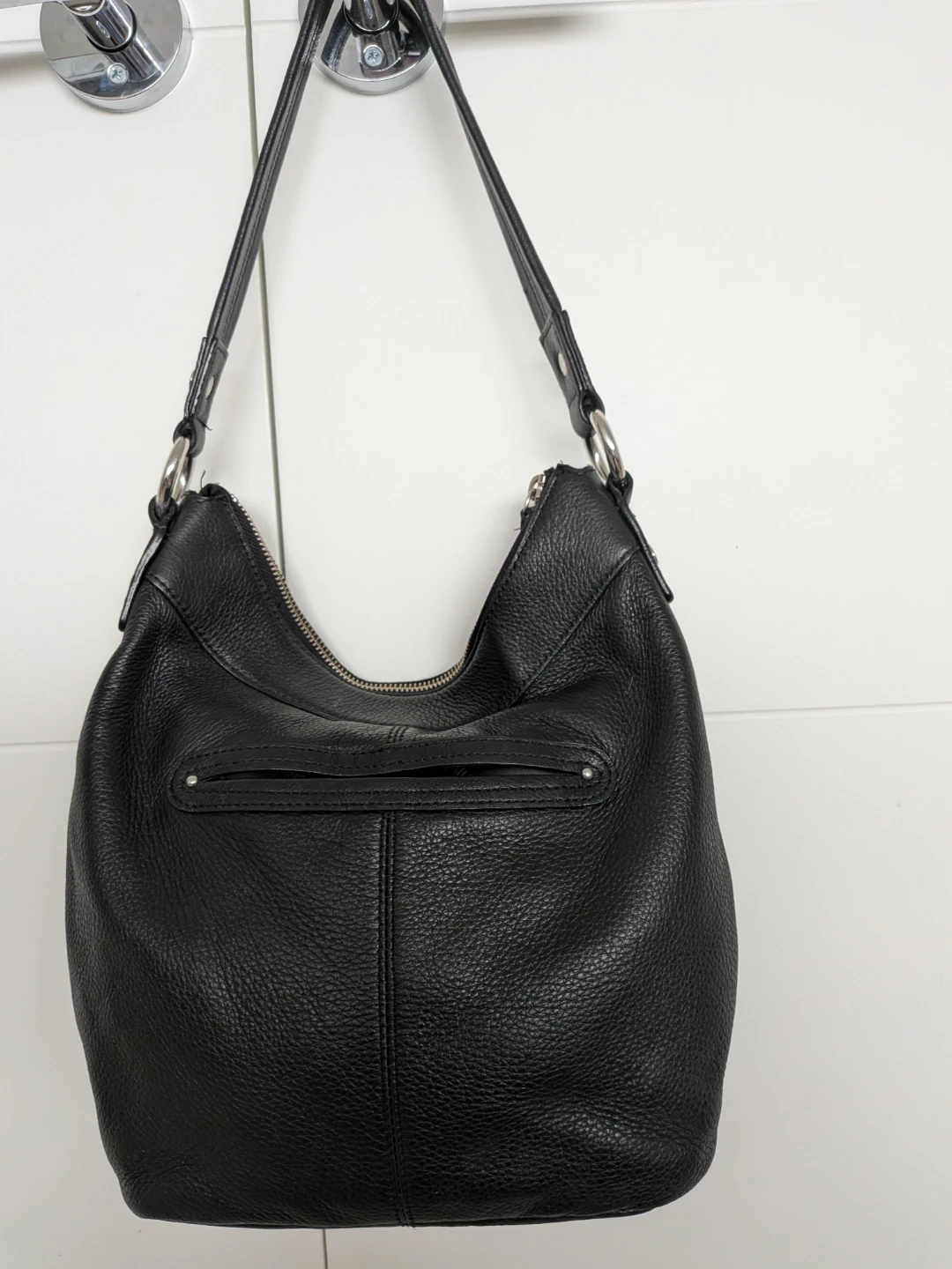 Calvin Klein Black Leather Shoulder Bag - photo 3