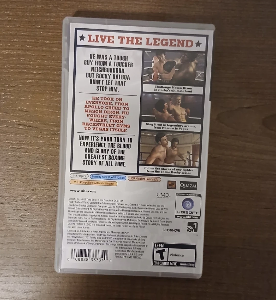 Rocky Balboa PSP Game - photo 3