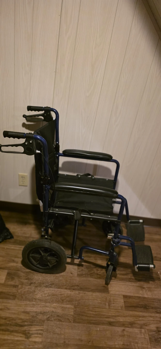 Drive Blue Transport Wheelchair