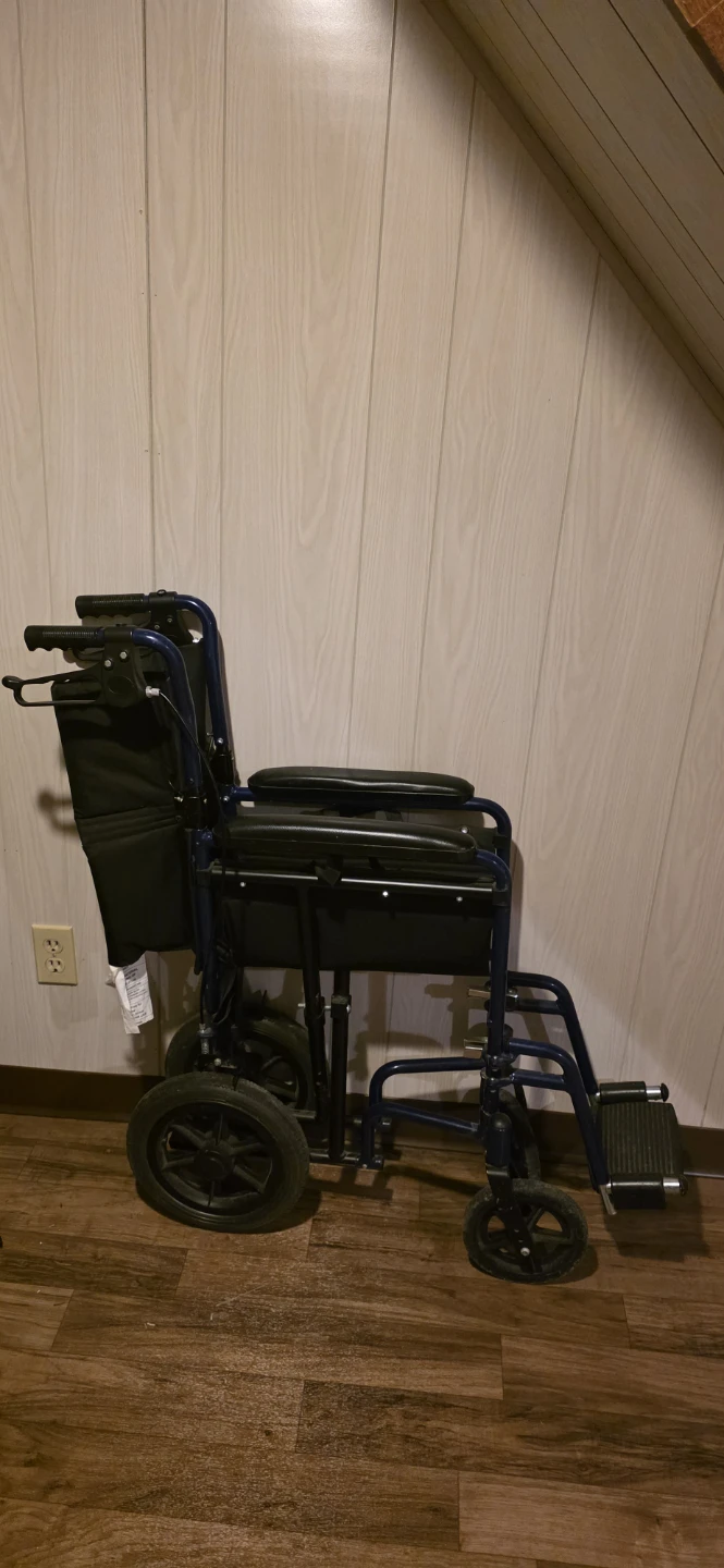 Drive Blue Transport Wheelchair - photo 2