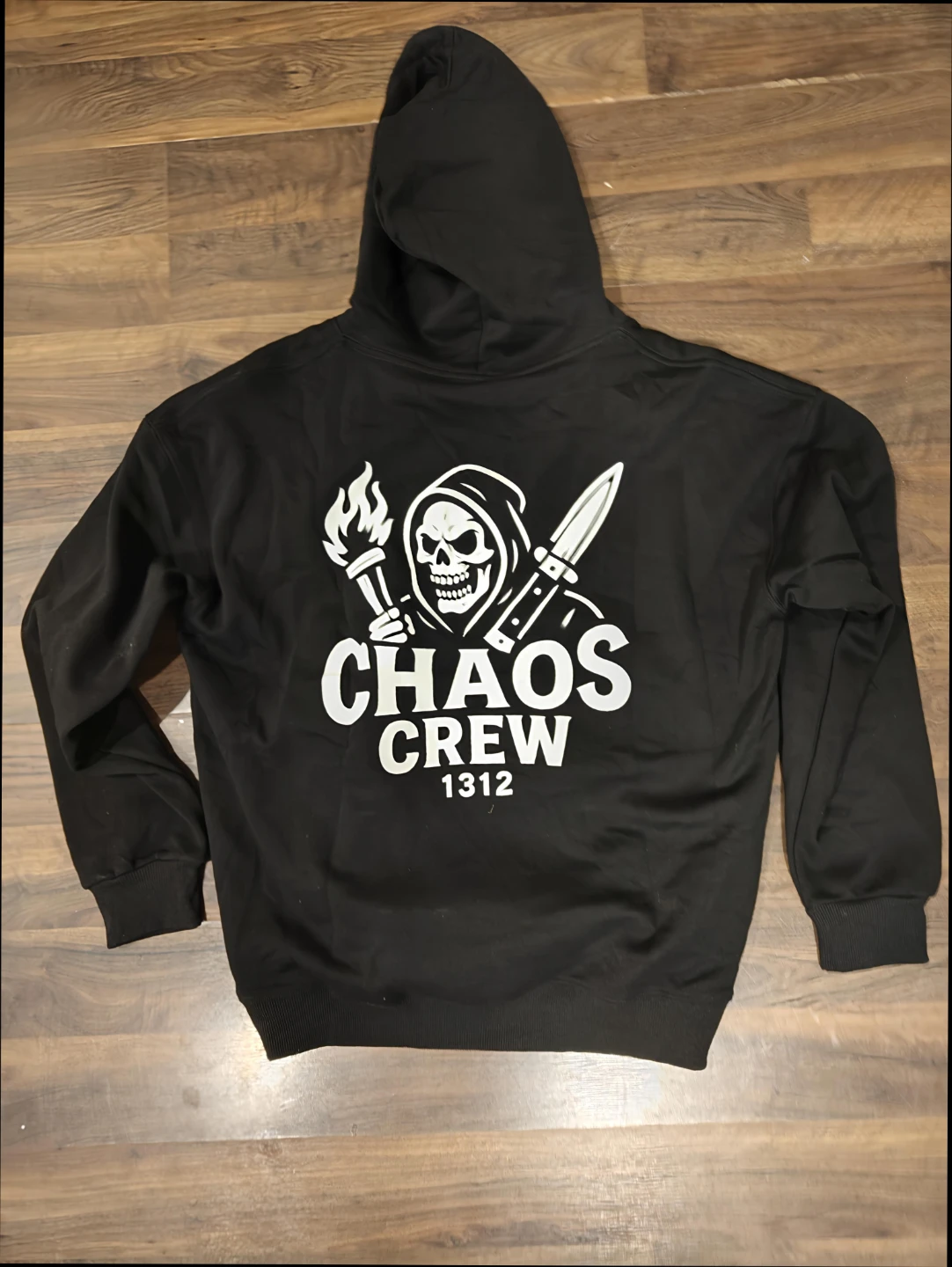 Black Chaos Crew Hoodie - photo 3