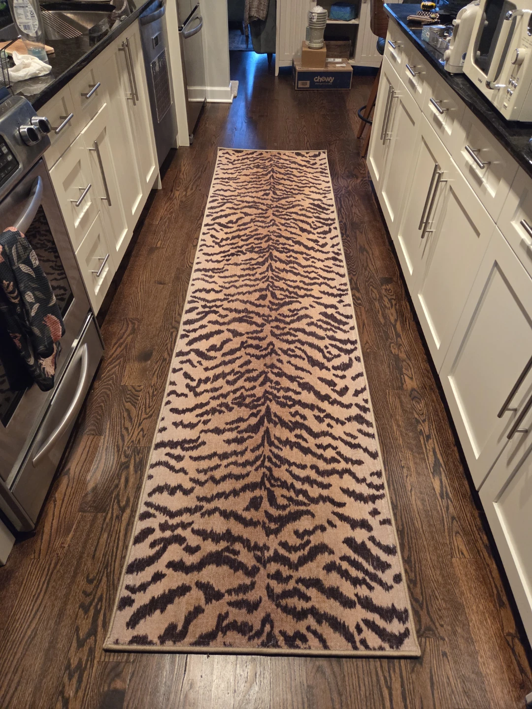 Ruggable Tiger Print Runner Rug 2.5'x10'