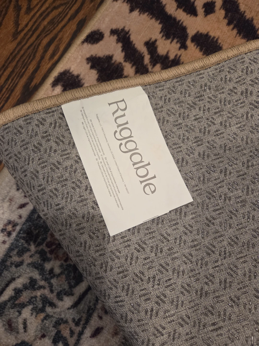Ruggable Tiger Print Runner Rug 2.5'x10' - photo 3