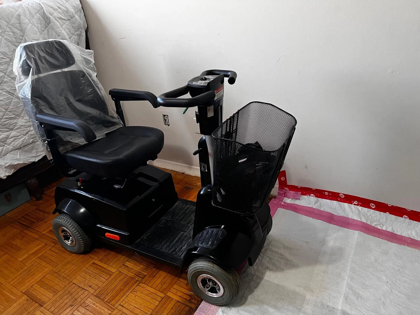 Black Mobility Scooter with Basket - photo 2