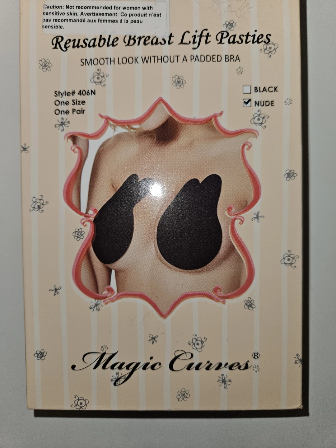 Reusable Breast Lift Pasties- Nude