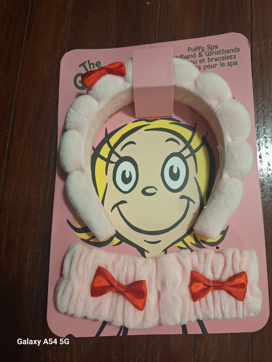The Grinch Puffy Spa Headband & Wristbands