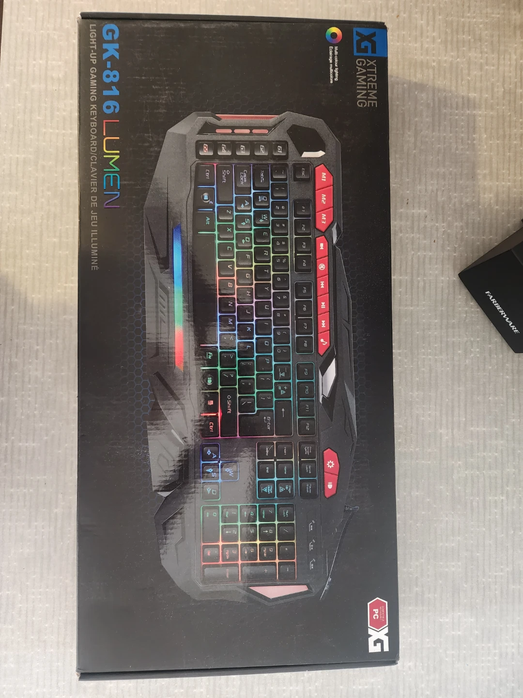 XG Gaming GK-816 Lumen Light-Up Gaming Keyboard