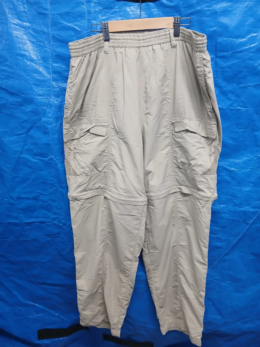 Columbia PFG Convertible Hiking Pants Size L - Beige