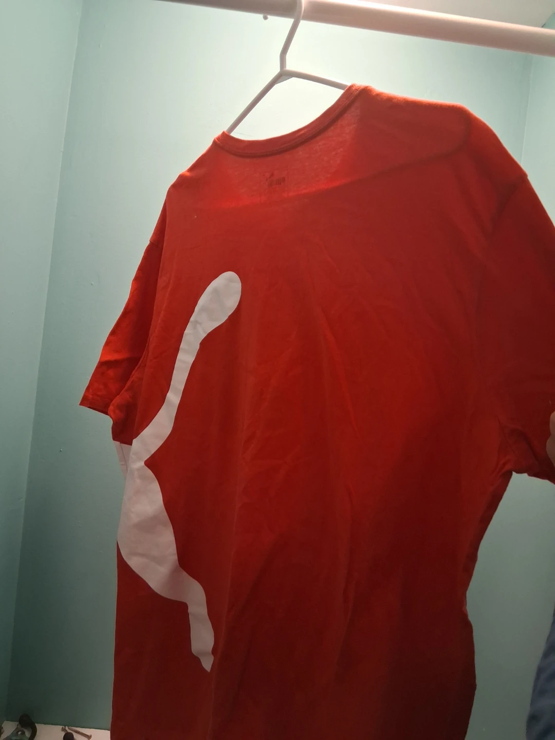 Puma Orange T-Shirt with Large Cat Logo - XL - photo 2