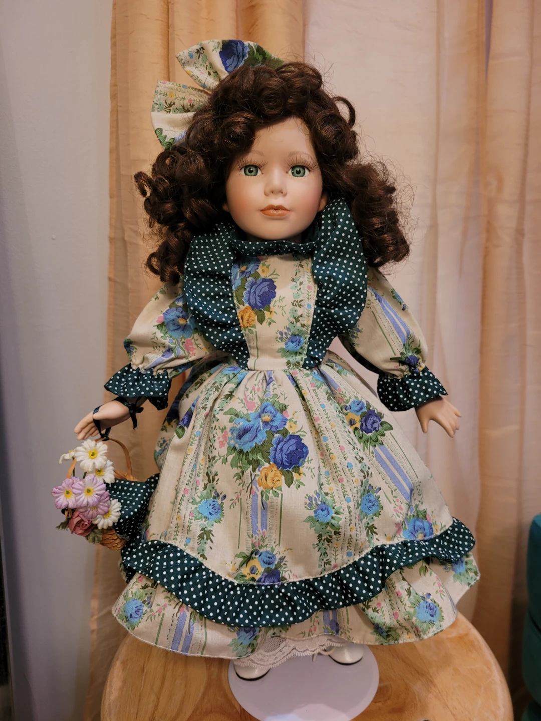 MEMORIES GENUINE PORCELAIN DOLL 16"