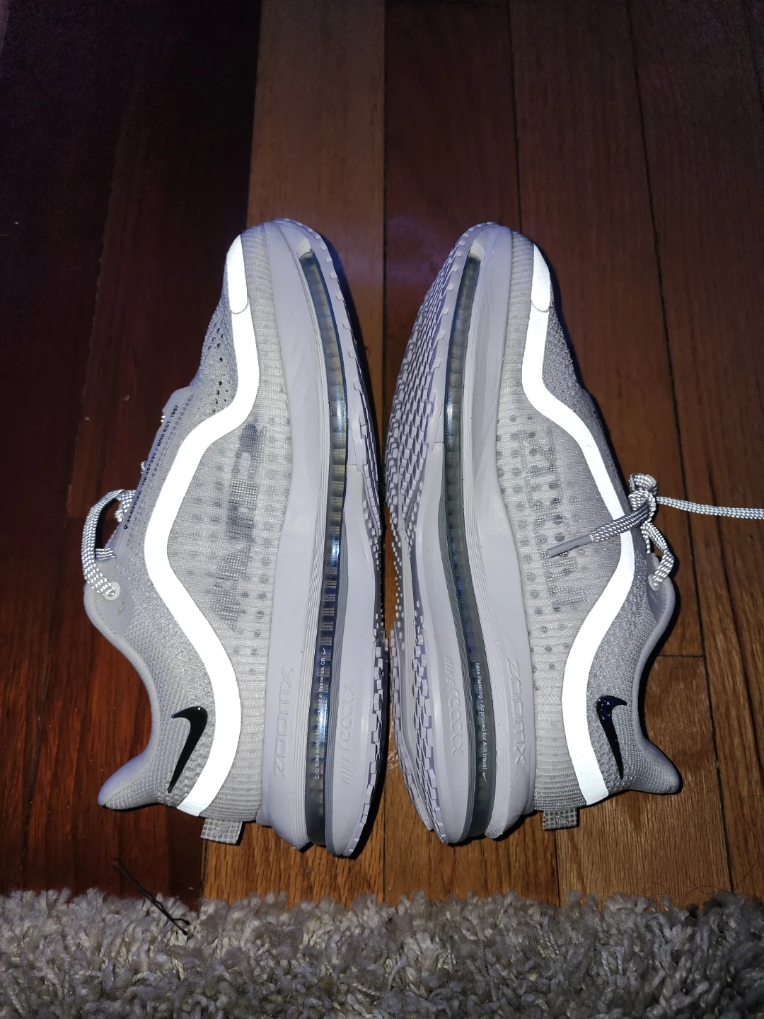 White Nike Air Zoom Pegasus Running Shoes - 7.5 Men - photo 3