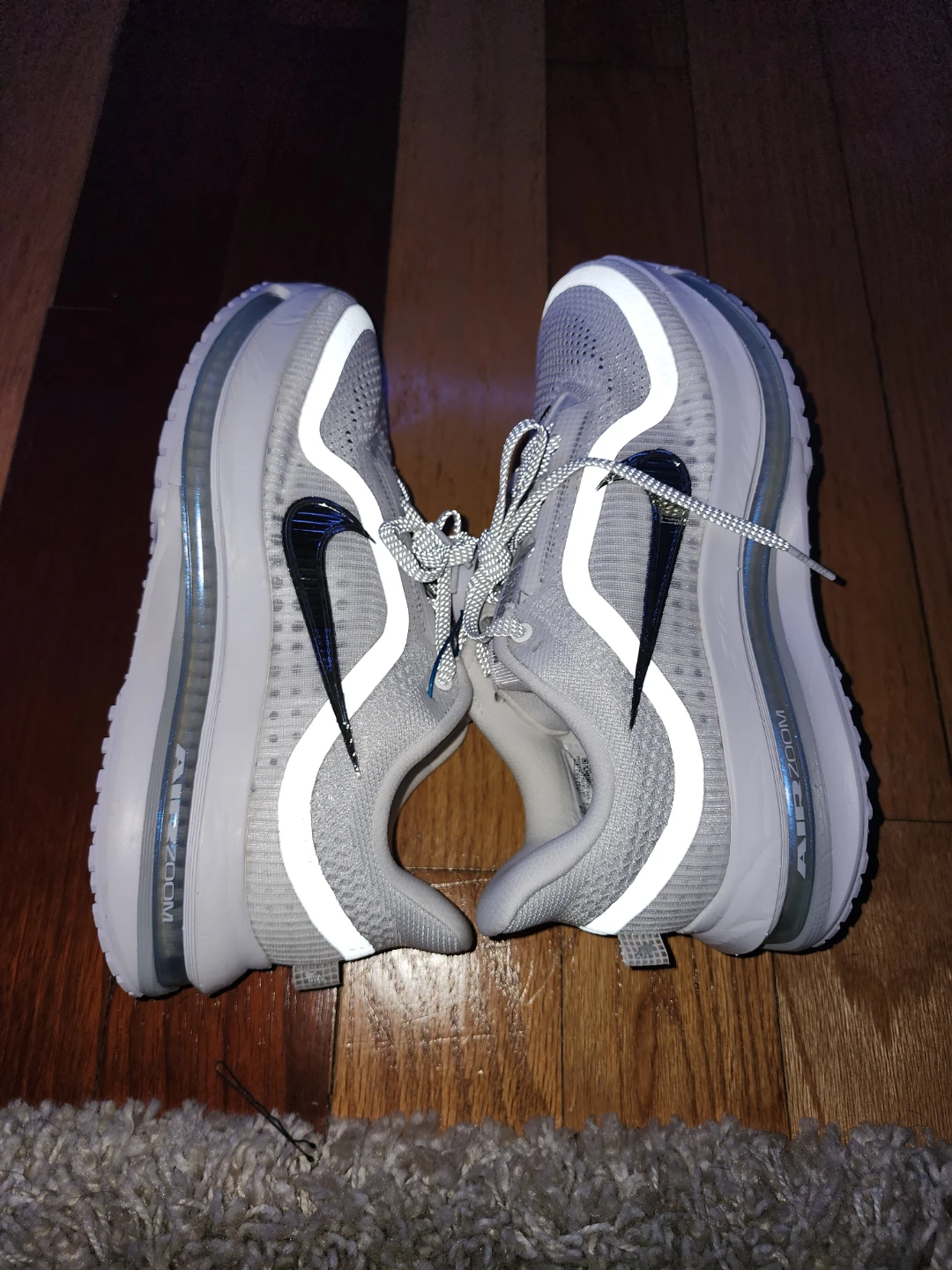 White Nike Air Zoom Pegasus Running Shoes - 7.5 Men - photo 5