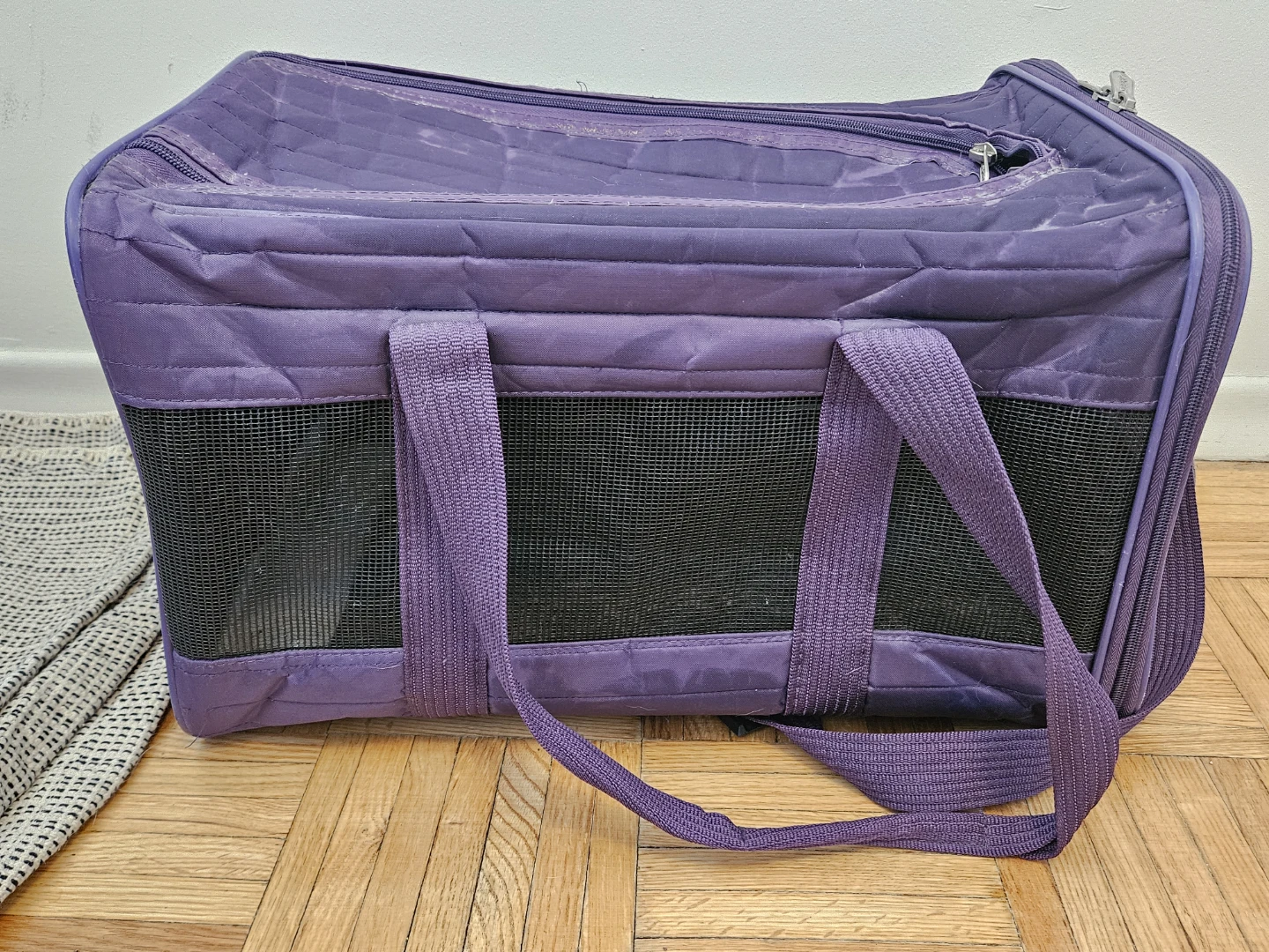 Free Sherpa Purple Pet Carrier Bag - airline compatible - photo 2