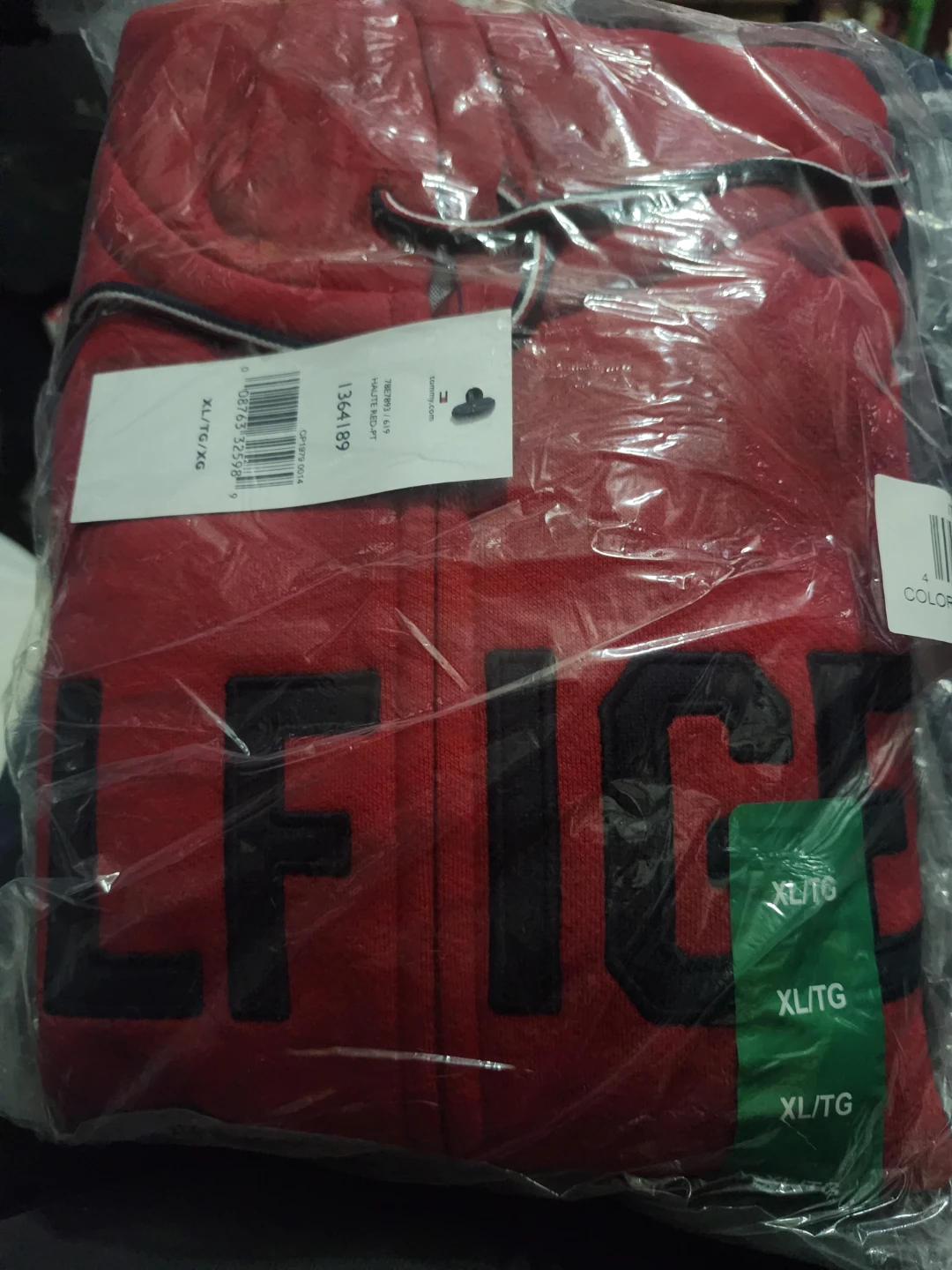 Tommy Hilfiger Red Hoodie XL/TG