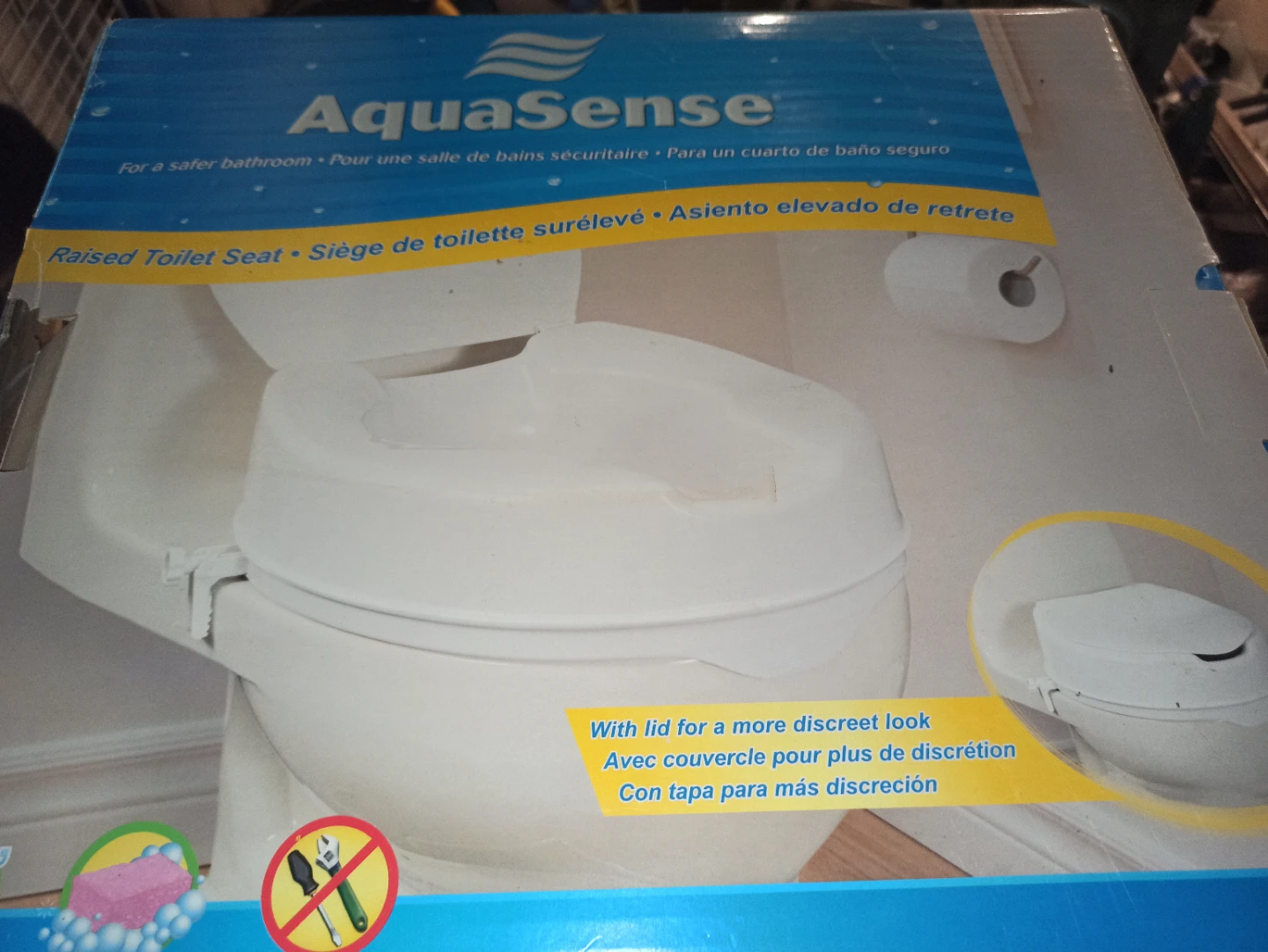 AquaSense raised toiled seat - photo 5