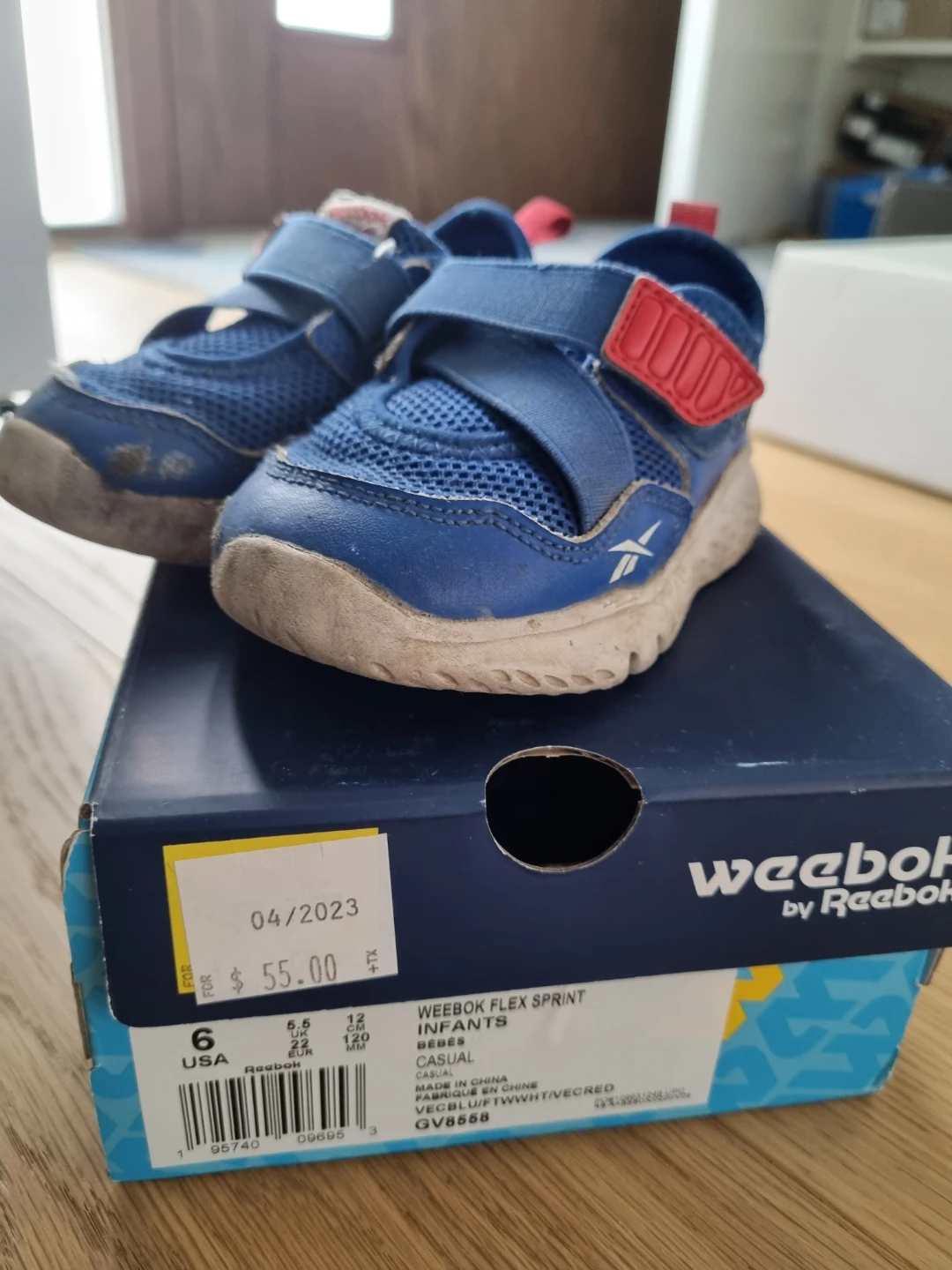 Reebok Weebok Flex Sprint Infants Shoes Size 6 US