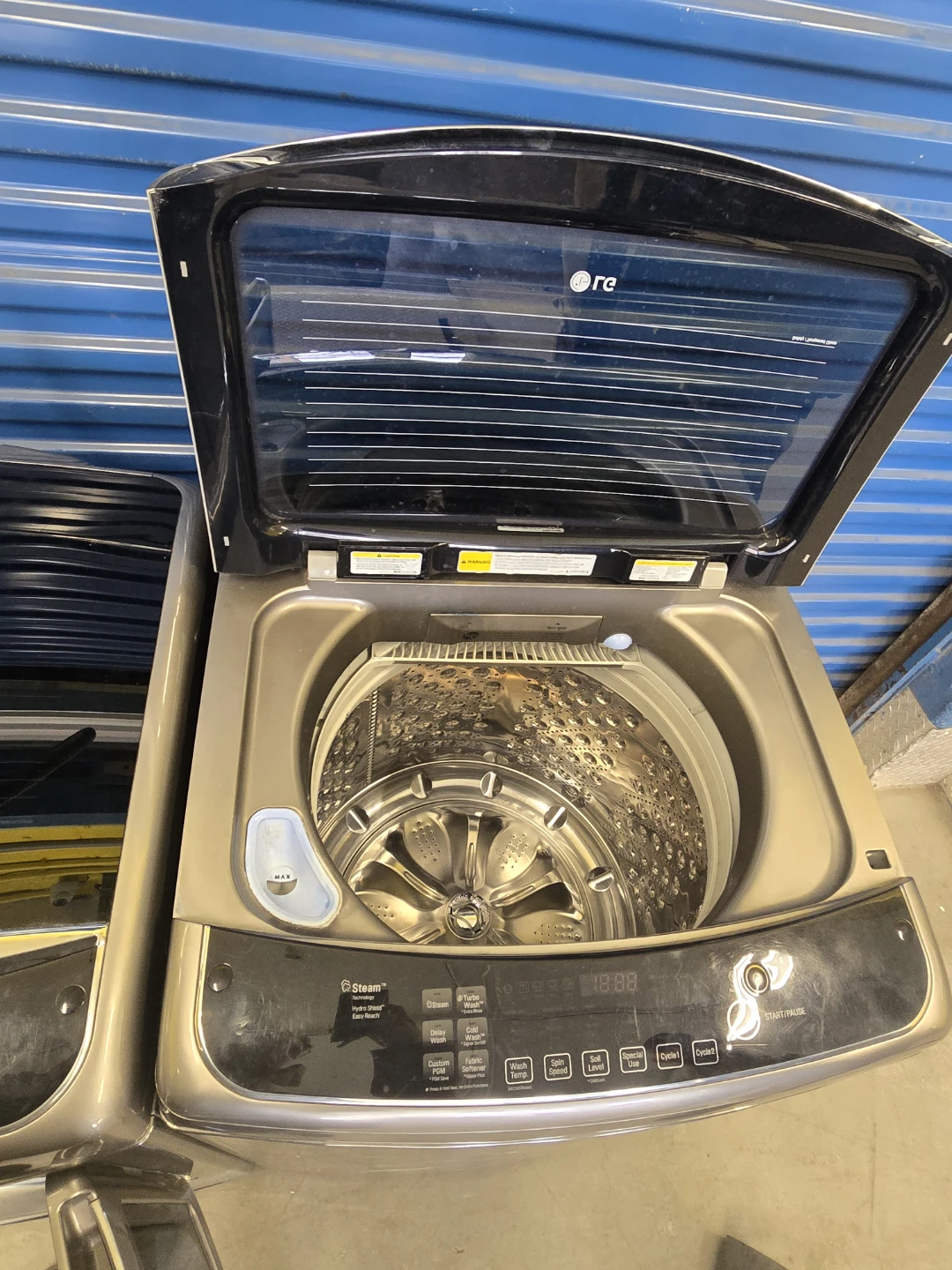 LG Stainless Steel Washer and Dryer - photo 3