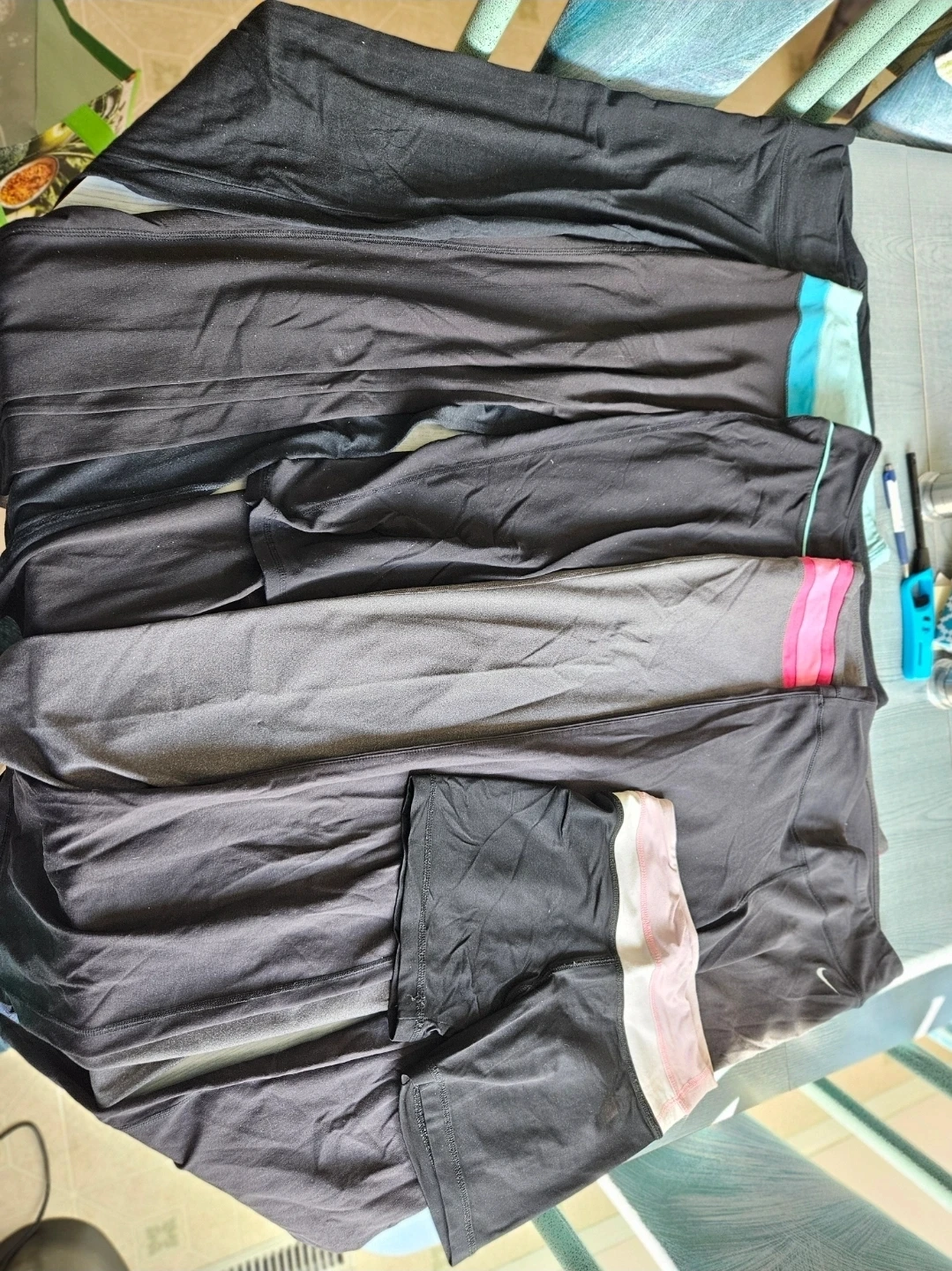 Women's small athletic wear pants and shorts