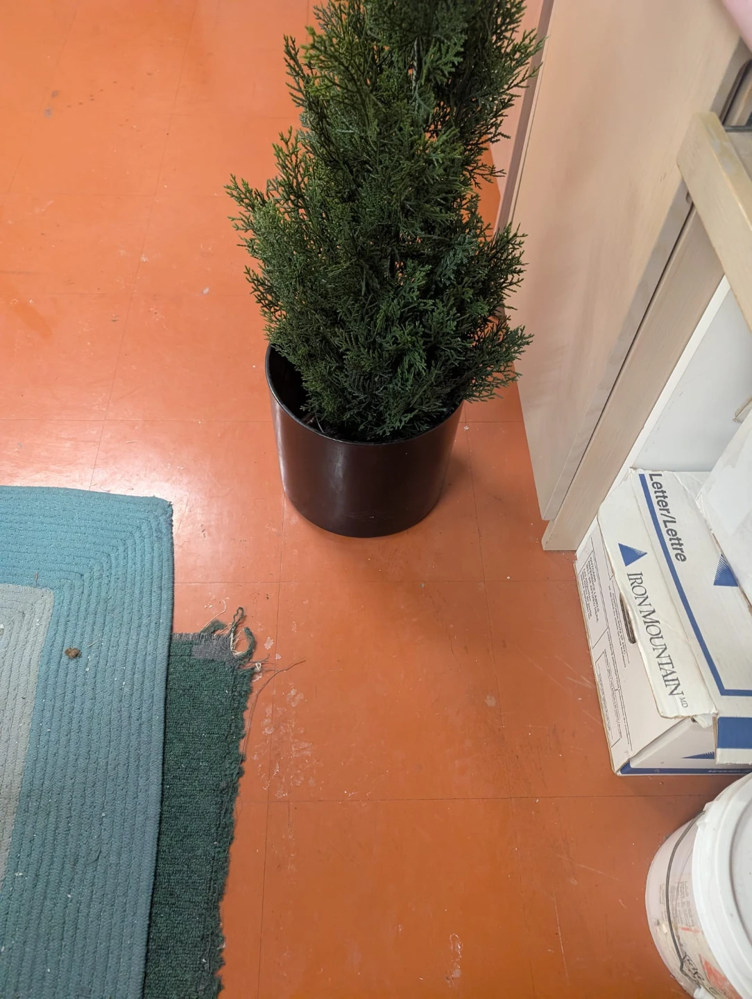 Artificial Cedar Tree in Black Pot - photo 3