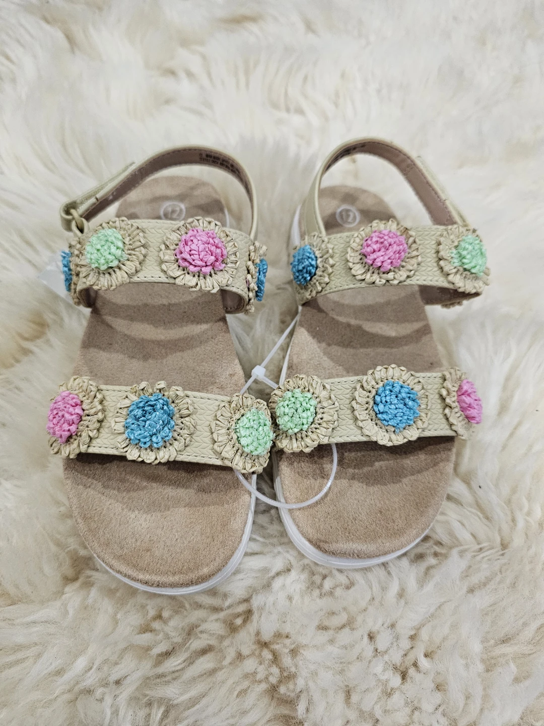 NWT - Cat & Jack Kids Sandals Size 12