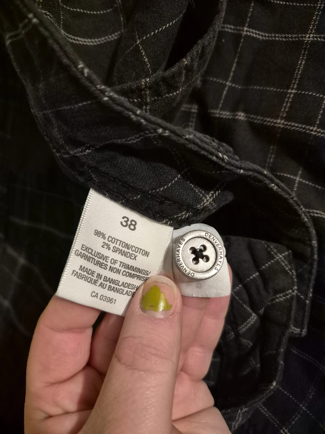 Black and grey plaid cargo shorts - photo 5