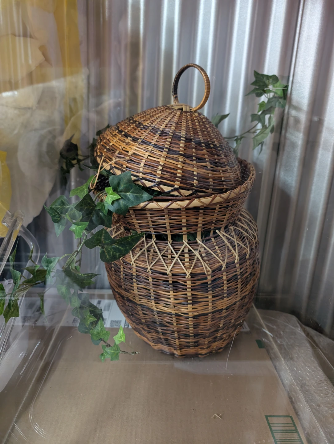 Woven Storage Basket with Lid - photo 3