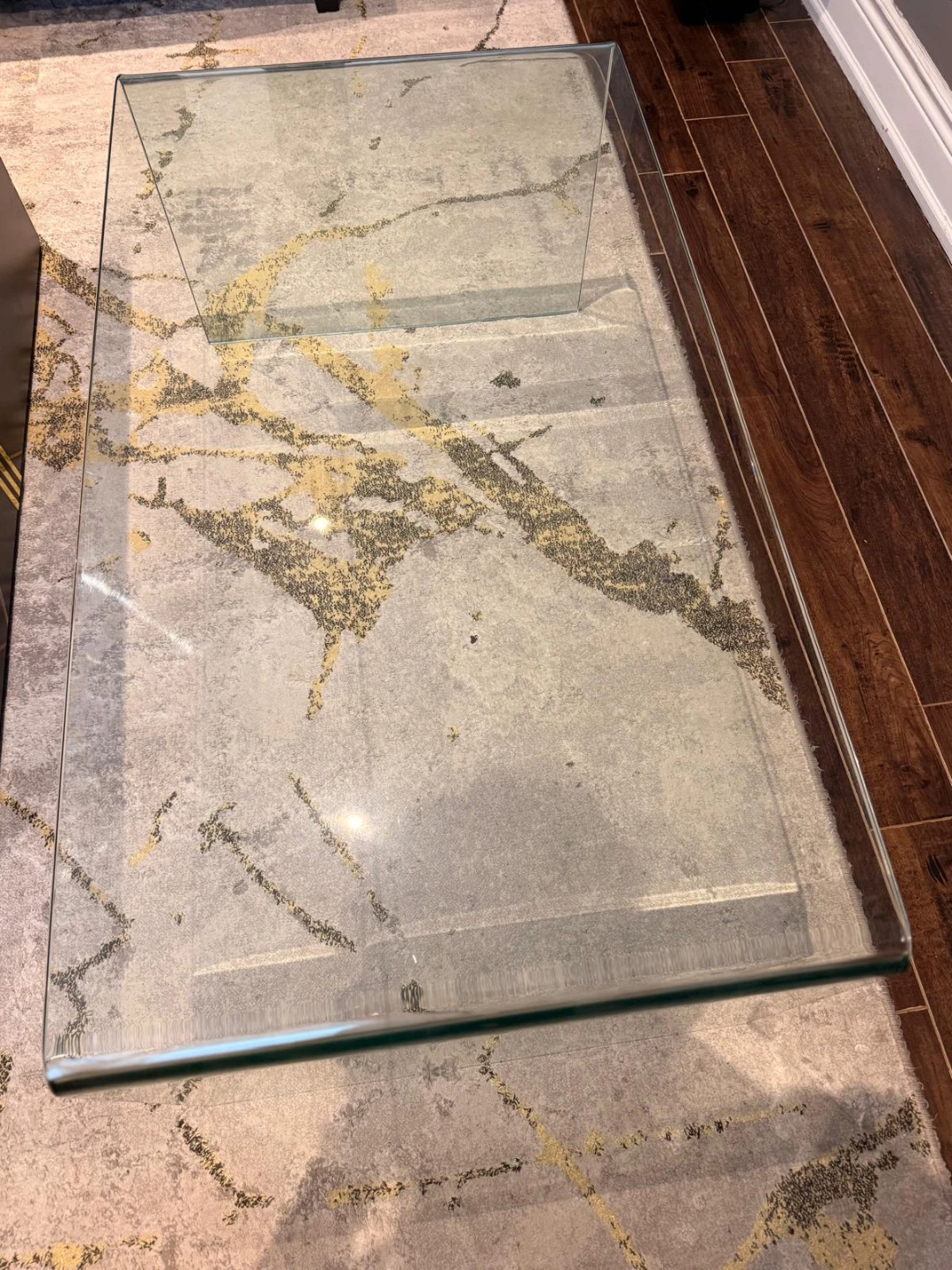 Clear Glass Coffee Table - photo 3