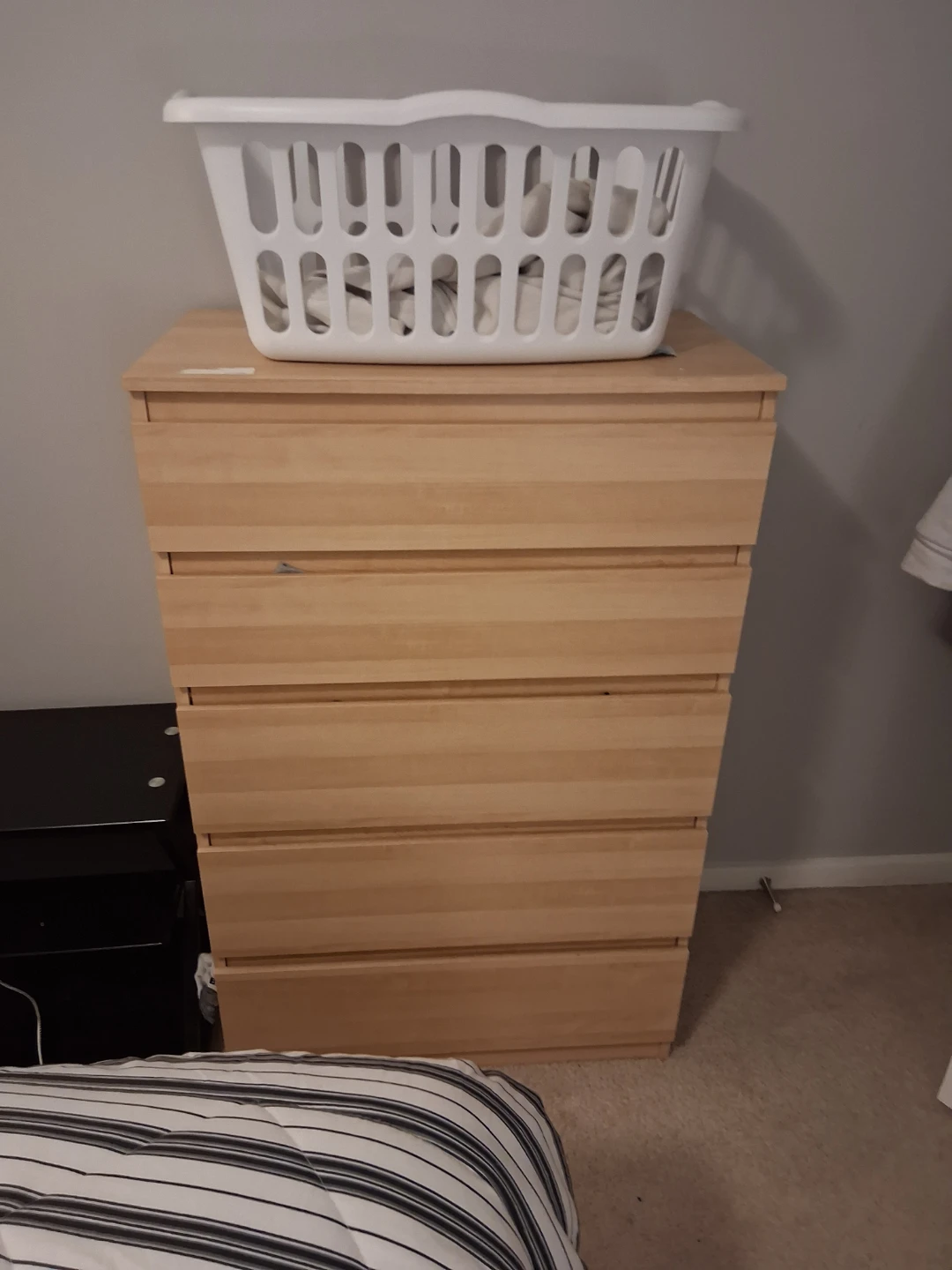 Light Wood 5-Drawer Dresser - photo 2