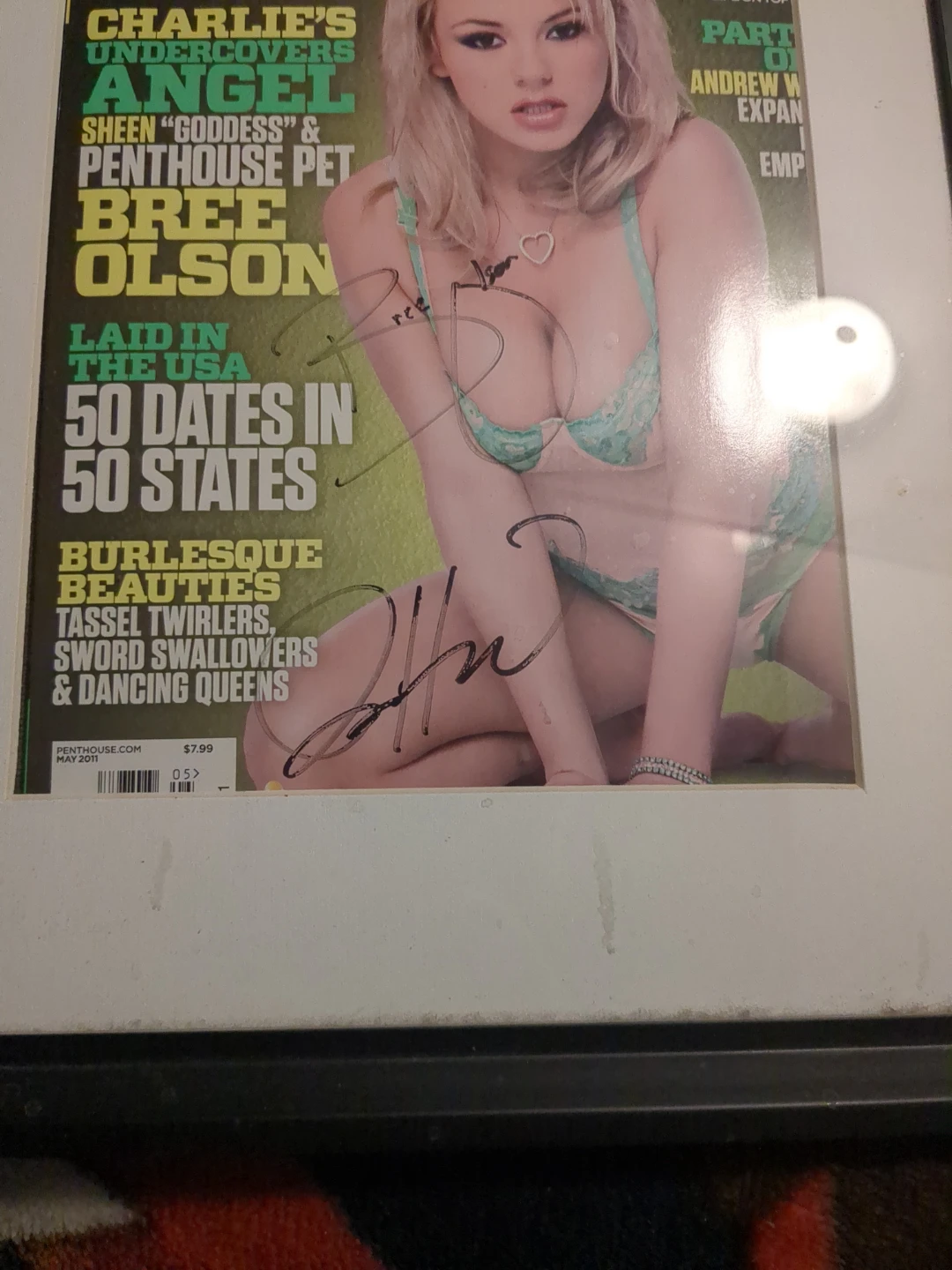 Penthouse Magazine Featuring Bree Olson - Signed - photo 2