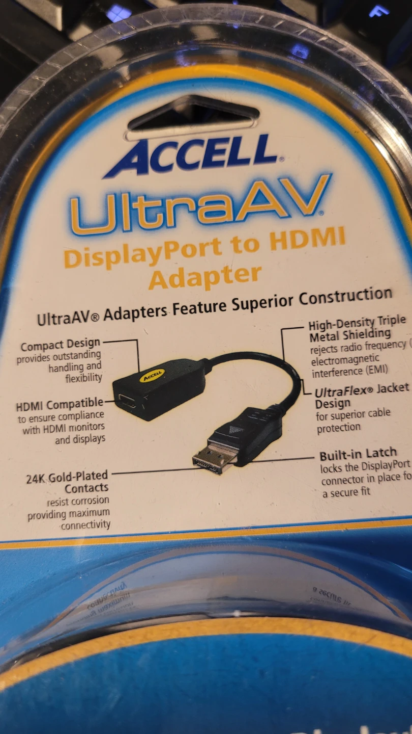 Accell UltraAV DisplayPort to HDMI Adapter