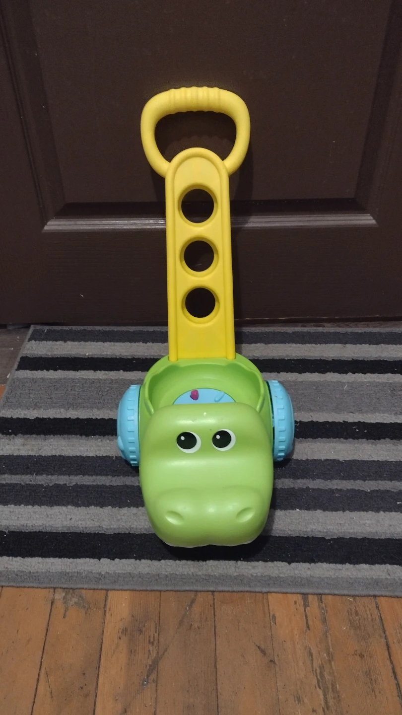 Green Alligator Push Toy