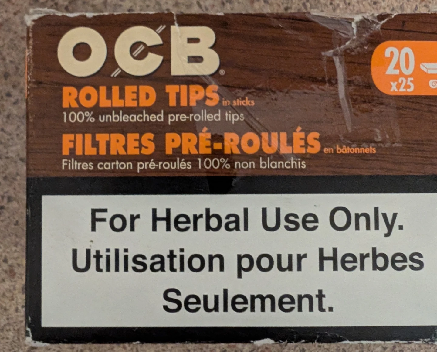 OCB Rolled Tips in sticks - 20 pack (x25) - photo 4