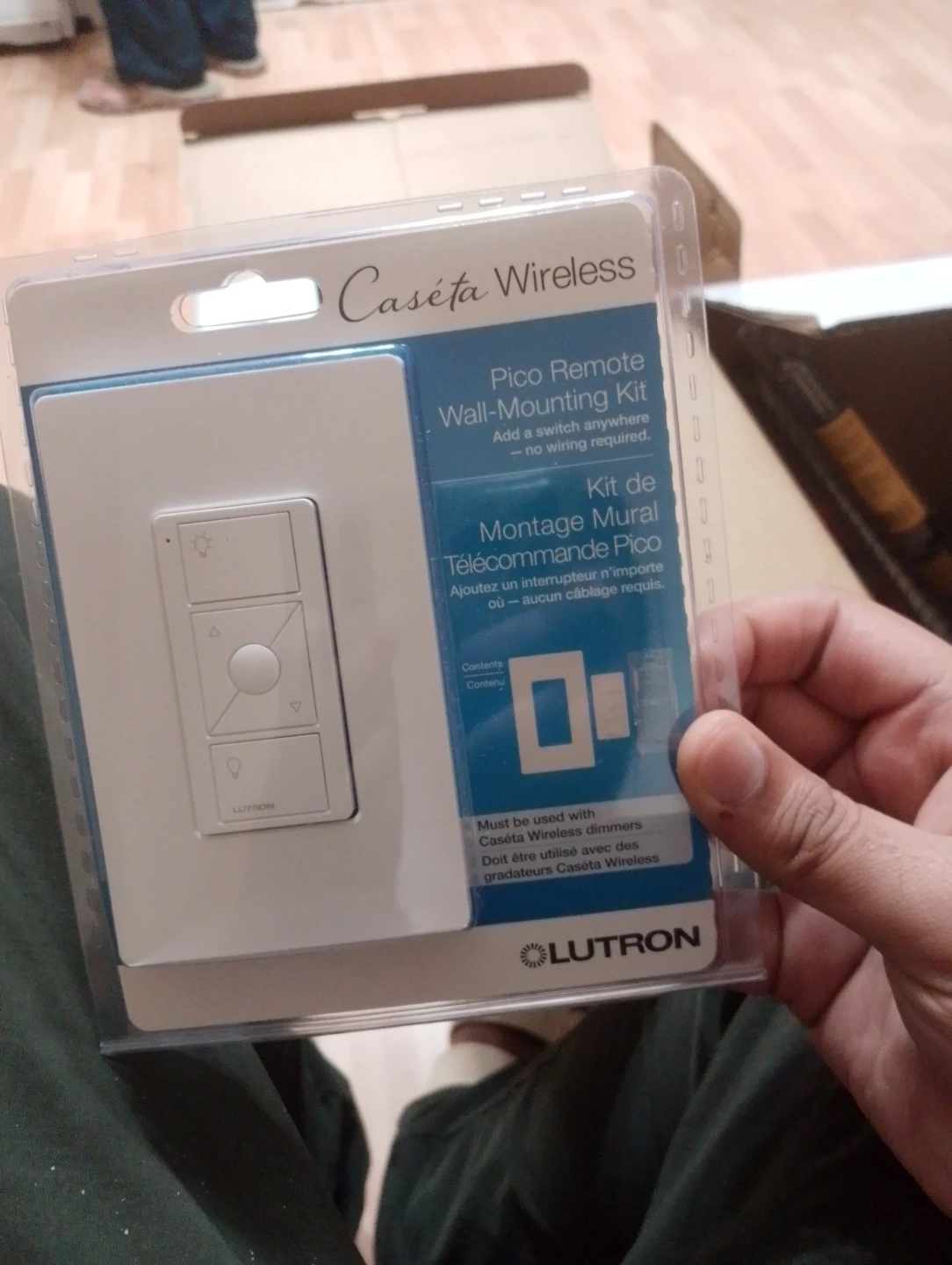 Lutron Caseta Wireless Pico Remote Wall-Mounting Kit