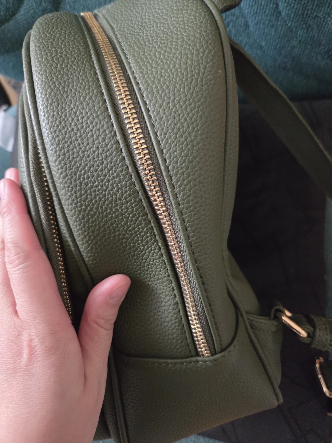 Green Faux Leather Mini Backpack from winners - photo 2