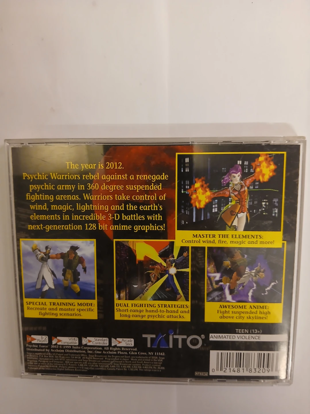 Psychic Force 2012 SEGA Dreamcast Game - photo 5