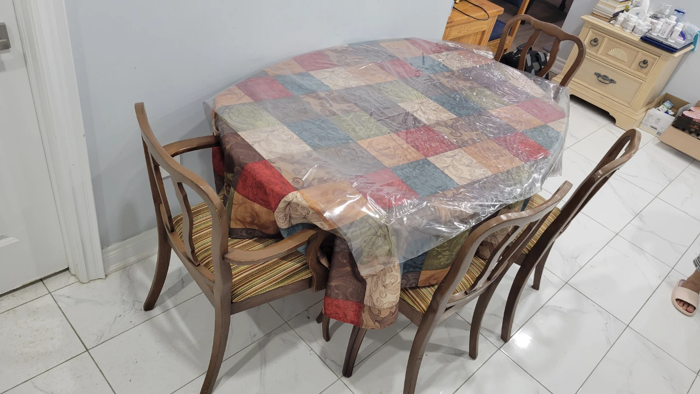 Vintage Dining Table with 4 Chairs