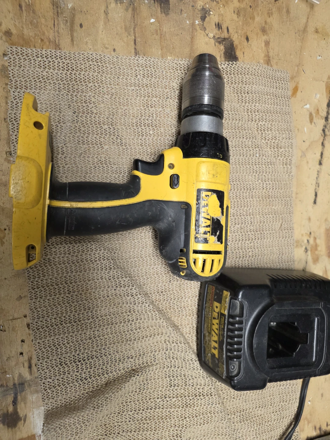 DeWalt Cordless Drill with Charger - No battery