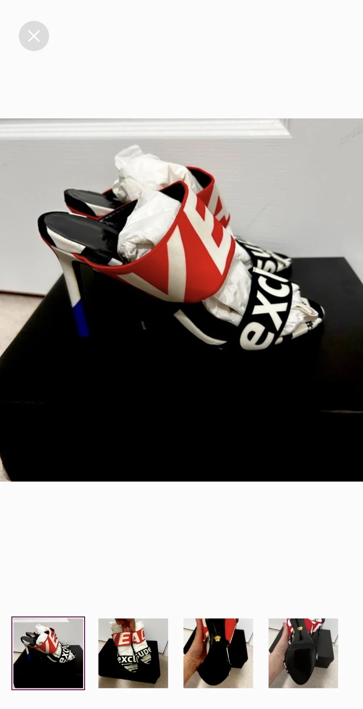 AUTHENTIC Versace Medusa Heels - photo 2