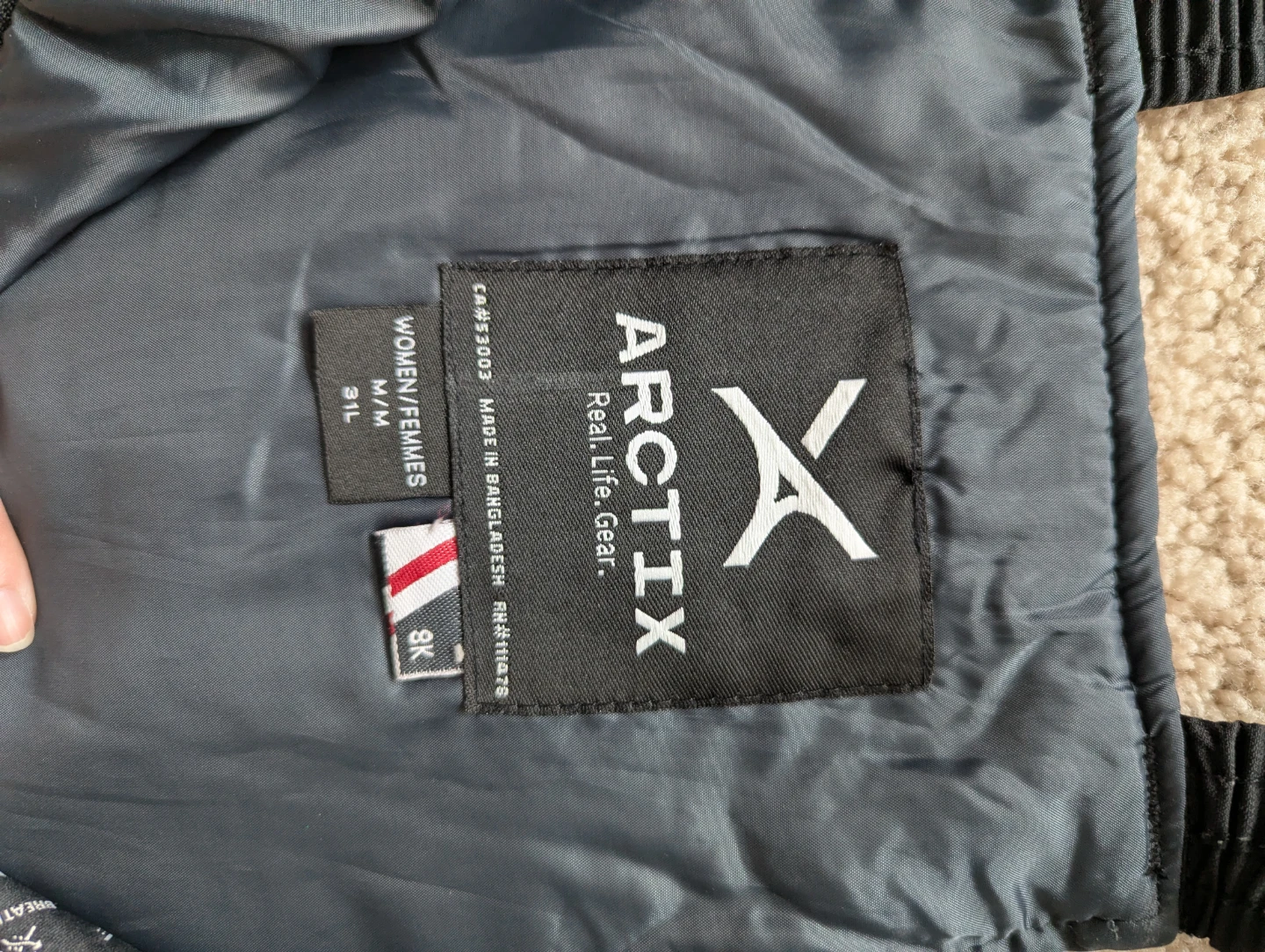 Arctix Women's Ski Snow Bib Overalls Black M/M - photo 2