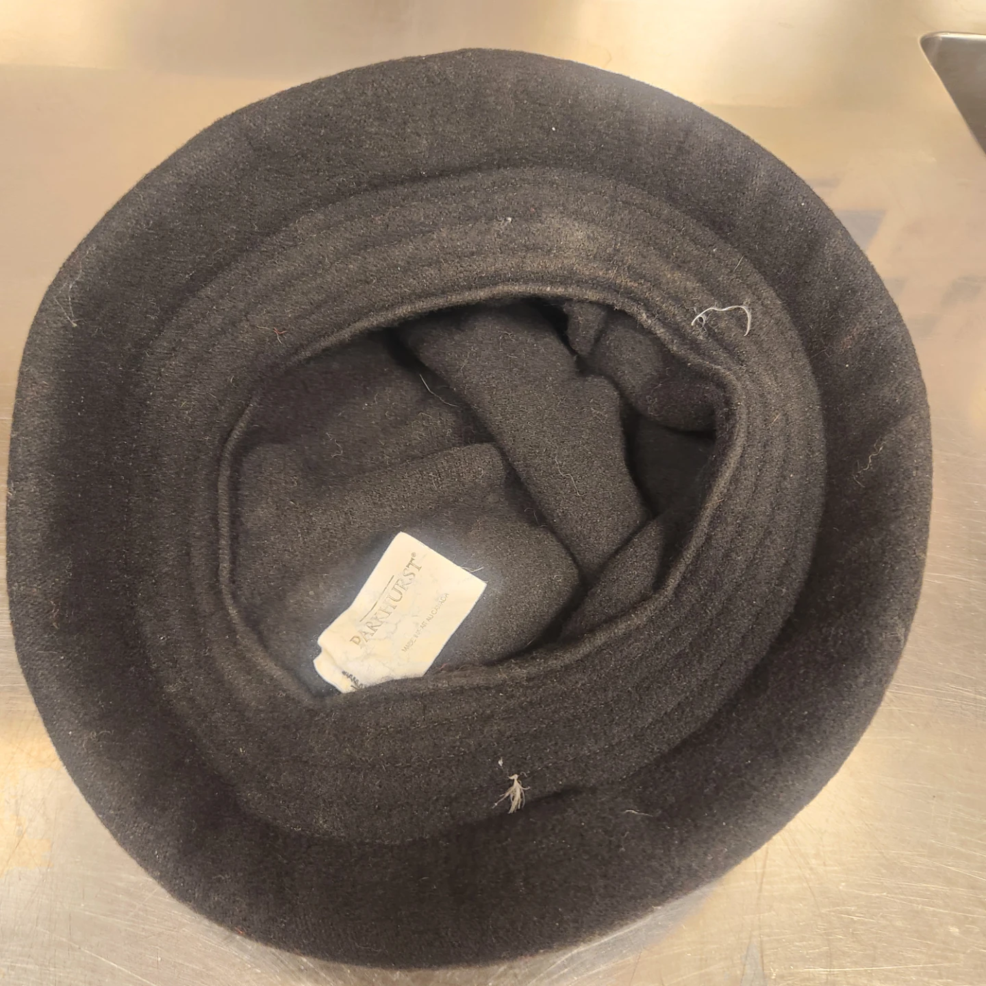 Parkhurst Black Felt Hat - photo 3