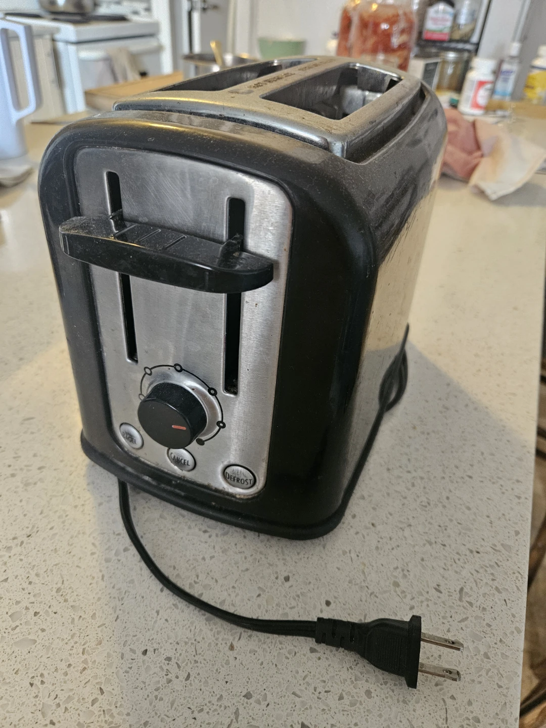 Black 2-Slice Toaster