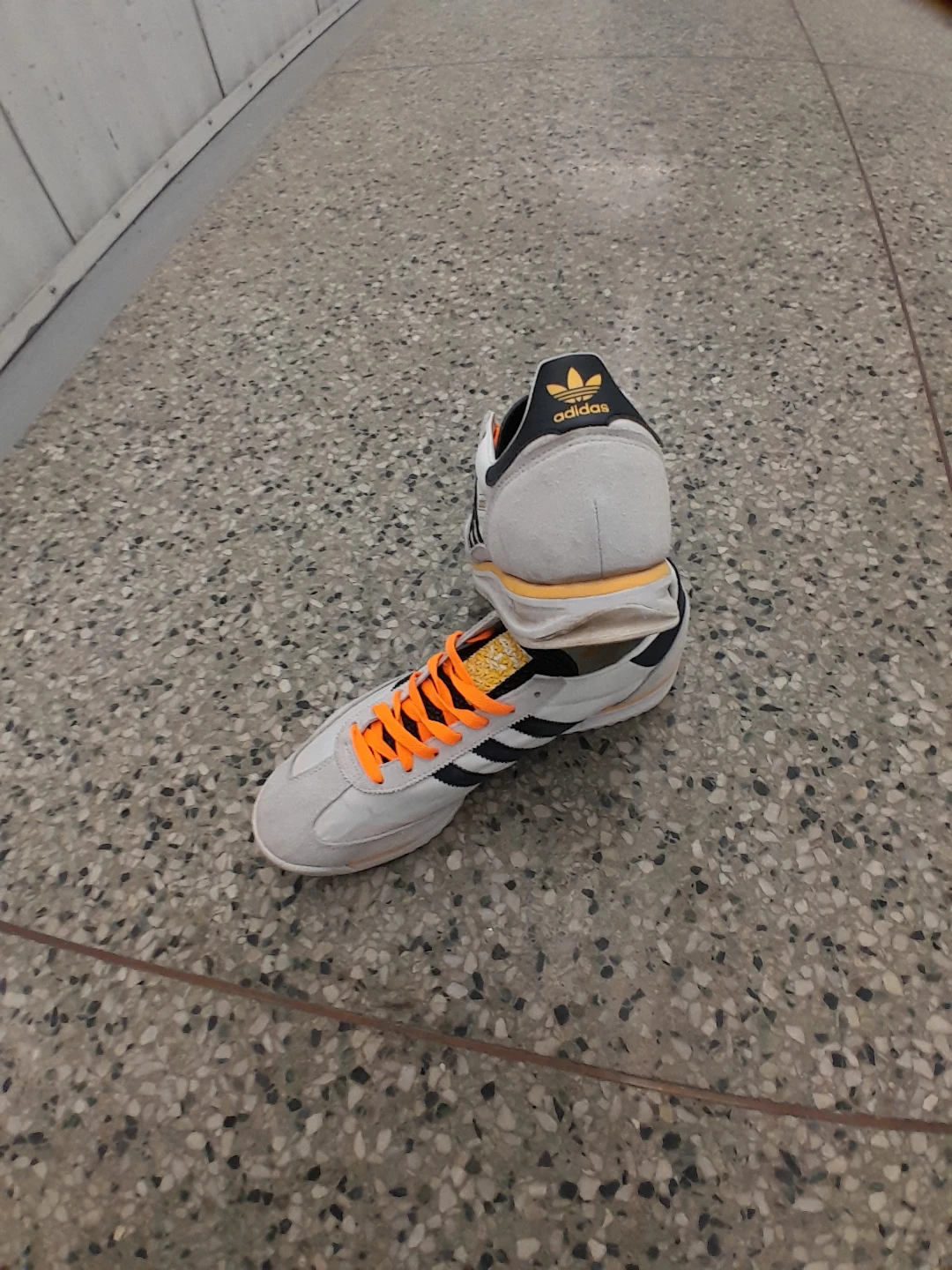 Adidas SL 72 Shoes - Grey/Black/Orange Size 11 - photo 4