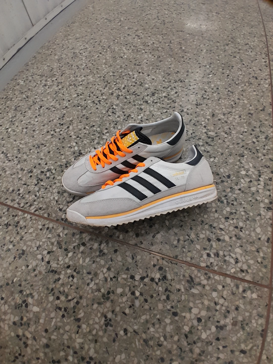 Adidas SL 72 Shoes - Grey/Black/Orange Size 11 - photo 5