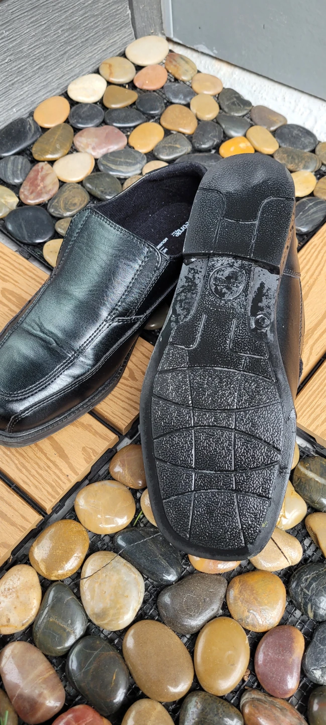 Black Slip-On Loafer Shoes - photo 2