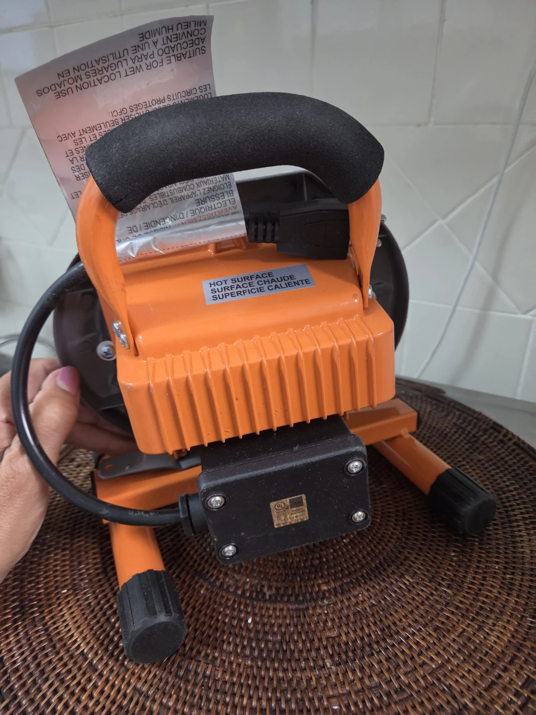 HDX Portable Halogen Work Light 250 Watt - photo 4
